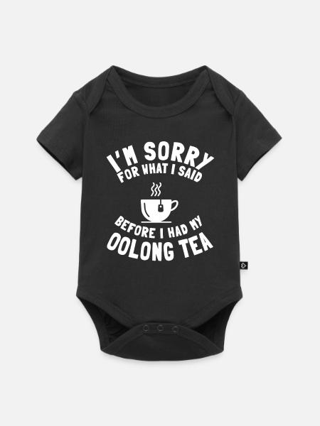 Oolong Tee - Baby Premium Kurzarmbody - Schwarz