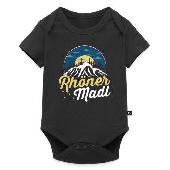Rhöner Madl - Region Rhön Gebirge - Baby Premium Kurzarmbody - Schwarz - Vorne