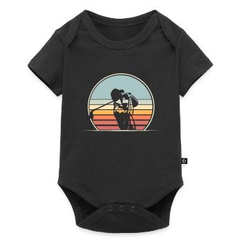 Golf Golfer - Baby Premium Kurzarmbody - Schwarz - Vorne