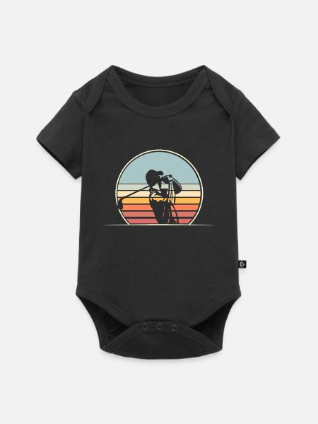 Golf Golfer - Baby Premium Kurzarmbody - Schwarz