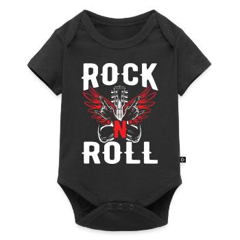 Rock 'n' Roll Music, Dancing, Concert, Festival - Baby Premium short-sleeve bodysuit - black - Front