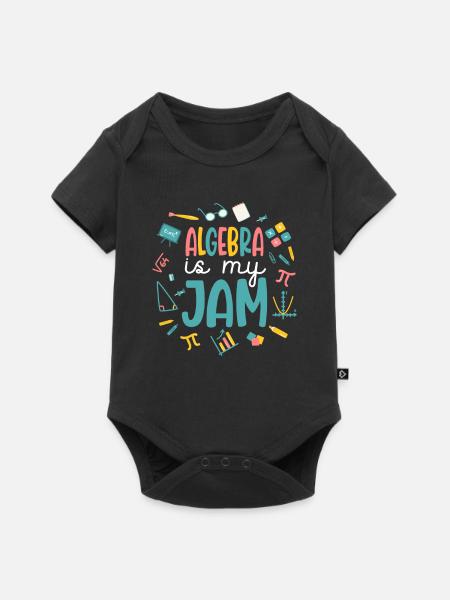 Algebra ist mein Ding - Baby Premium Kurzarmbody - Schwarz