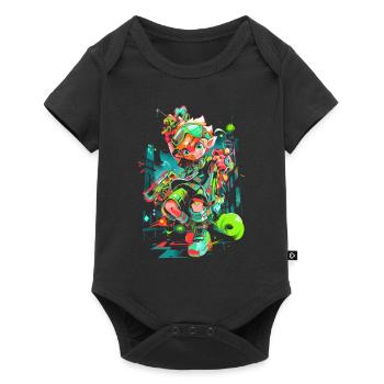 Design cool: Forest Boy: La légende du jeu - Body à manches courtes Premium Bébé - noir - Devant