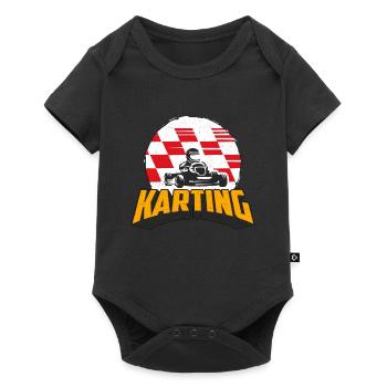 Kart Racing Karting Motorsport Gokart Kart Driver - Baby Premium short-sleeve bodysuit - black - Front