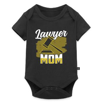 Avocat Maman Diplôme Avocat Avocat Droit - Body à manches courtes Premium Bébé - noir - Devant