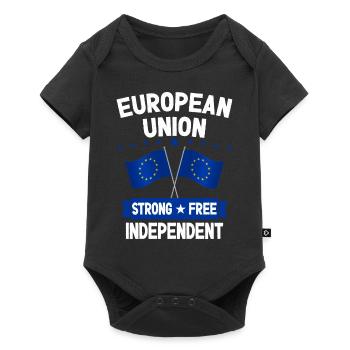European Union - Baby Premium short-sleeve bodysuit - black - Front