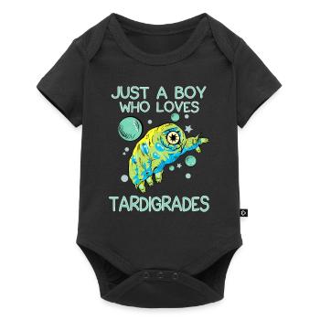 Just A Boy Who Loves Tardigrades - Baby Premium short-sleeve bodysuit - black - Front