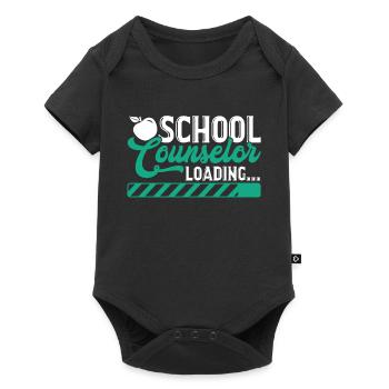 School Counselor School Counselor Loading - Baby Premium short-sleeve bodysuit - black - Front