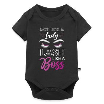 Esthetician Skincare Beautician - Baby Premium short-sleeve bodysuit - black - Front