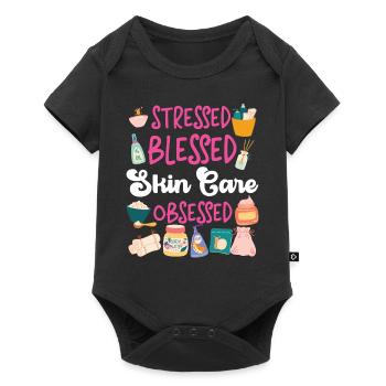 Cute Licensed Esthetician Skincare - Baby Premium Kurzarmbody - Schwarz - Vorne