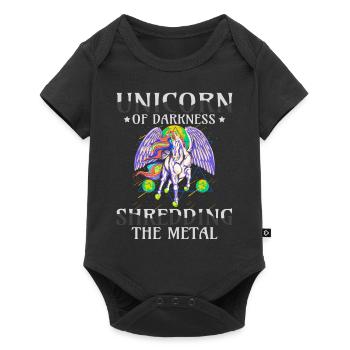 Goth Rock Satan Girl Woman Festivals Death Metal - Baby Premium Kurzarmbody - Schwarz - Vorne