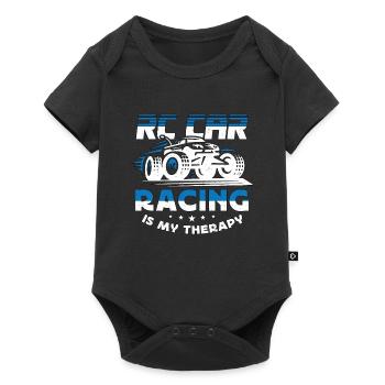 RC Model Racing RC Car Racing Is My Therapy RC Car - Baby Premium short-sleeve bodysuit - black - Front