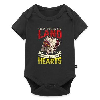 Indian Aborigines History of the Indigenous People - Baby Premium short-sleeve bodysuit - black - Front