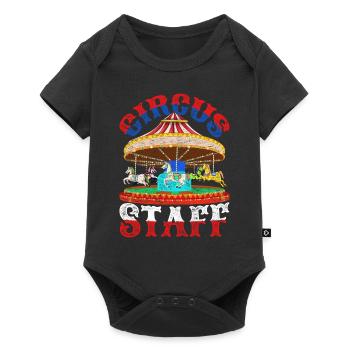 Circus Artist Carousel Gift Circus - Baby Premium short-sleeve bodysuit - black - Front
