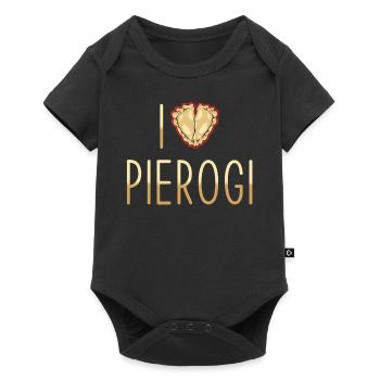 Pierogi dumplings I love pierogi - Baby Premium short-sleeve bodysuit - black - Front