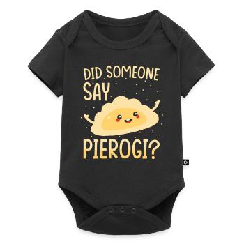 Pierogi dumplings kawaii pierogi - Baby Premium short-sleeve bodysuit - black - Front