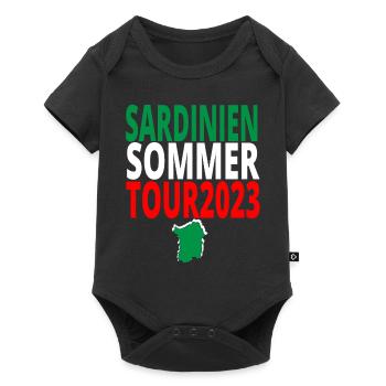 Sardinia Tour 2023 Holiday T-Shirt Summer - Baby Premium short-sleeve bodysuit - black - Front