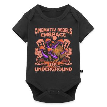 Underground Film, Independent Cinema, Horror - Baby Premium Kurzarmbody - Schwarz - Vorne