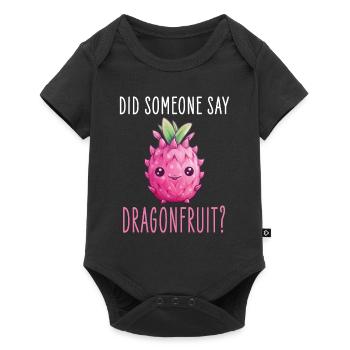 Dragon Fruit Kawaii - Baby Premium short-sleeve bodysuit - black - Front