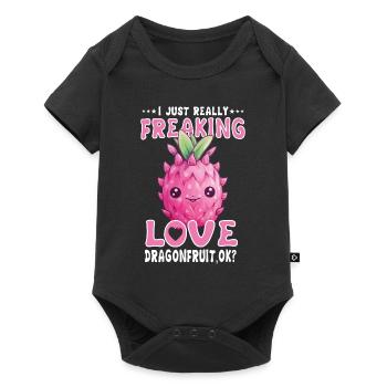 Dragonfruit Kawaii - Baby Premium short-sleeve bodysuit - black - Front