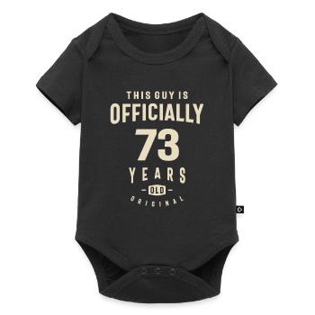 73 Years of Pure Awesomeness - 73rd Birthday - Baby Premium short-sleeve bodysuit - black - Front