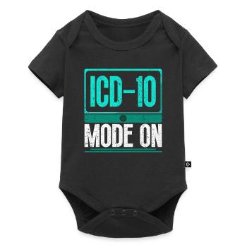 Spécialiste du codage Mode CIM-10 activé - Body à manches courtes Premium Bébé - noir - Devant