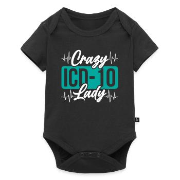 Spécialiste du codage Crazy IDC-10 Lady - Body à manches courtes Premium Bébé - noir - Devant