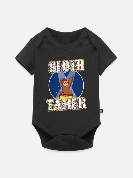 Sloth Tamer - Baby Premium Kurzarmbody - Schwarz