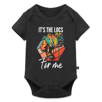 C’est The Locs For Me - Afro Hair Black American - Body à manches courtes Premium Bébé - noir - Devant