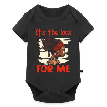 C’est The Locs For Me - Afro Hair Black American - Body à manches courtes Premium Bébé - noir - Devant