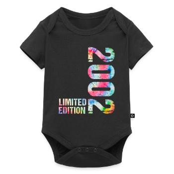 18 JAHRE 18. GEBURTSTAG LIMITED EDITION 2001 - Baby Premium Kurzarmbody - Schwarz - Vorne