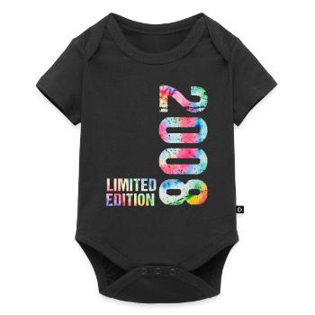 18 JAHRE 18. GEBURTSTAG LIMITED EDITION 2008 - Baby Premium Kurzarmbody - Schwarz - Vorne