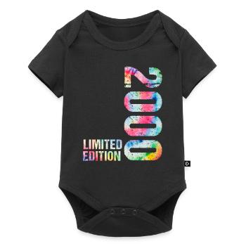 18 JAHRE 18. GEBURTSTAG LIMITED EDITION 2000 - Baby Premium Kurzarmbody - Schwarz - Vorne