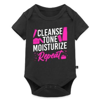 Cute Licensed Esthetician Skincare - Baby Premium short-sleeve bodysuit - black - Front
