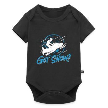Snowmobile Racing Got Snow Winter Sports Lovers - Baby Premium short-sleeve bodysuit - black - Front