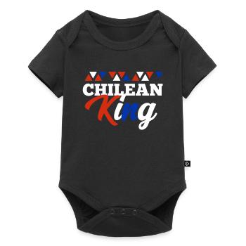 Chile - Baby Premium Kurzarmbody - Schwarz - Vorne
