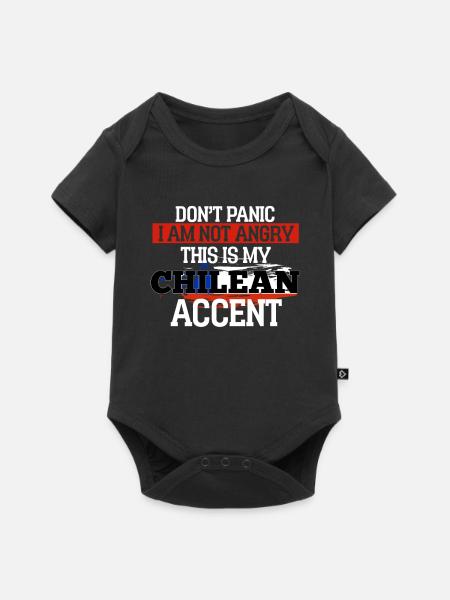 Chile - Baby Premium Kurzarmbody - Schwarz