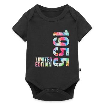 18 JAHRE 18. GEBURTSTAG LIMITED EDITION 1955 - Baby Premium Kurzarmbody - Schwarz - Vorne