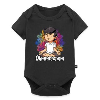 Yoga Ohmmm Namaste - Body à manches courtes Premium Bébé - noir - Devant