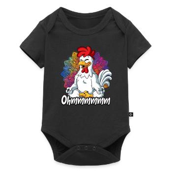 Yoga Ohmmm Namaste - Body à manches courtes Premium Bébé - noir - Devant