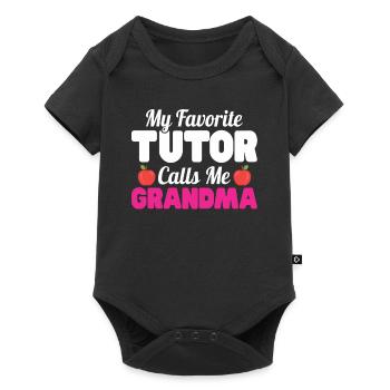 Tutor Gift Tutor - Baby Premium short-sleeve bodysuit - black - Front