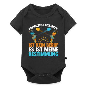Lackierer Fahrzeuglackierer Autolackierer - Baby Premium Kurzarmbody - Schwarz - Vorne