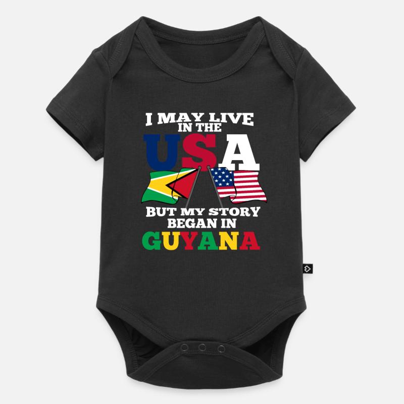 Guyana - Body à manches courtes Premium Bébé - noir