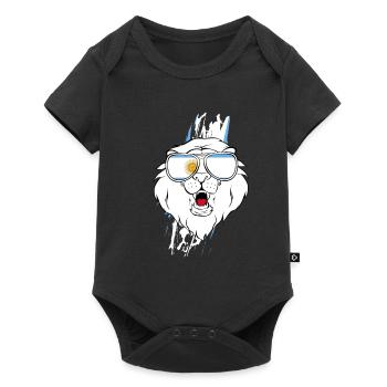 Argentinien - Baby Premium Kurzarmbody - Schwarz - Vorne