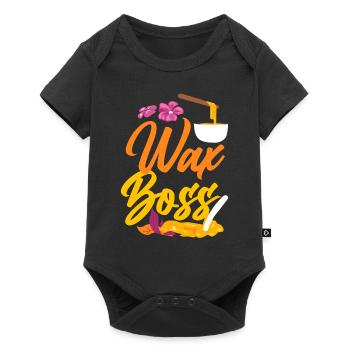 Cute Esthetician Skincare - Baby Premium short-sleeve bodysuit - black - Front