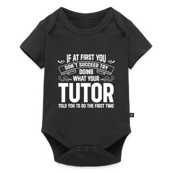Tutor Gift Tutor - Baby Premium short-sleeve bodysuit - black - Front