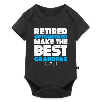 Optician Gift Optometry - Baby Premium short-sleeve bodysuit - black - Front