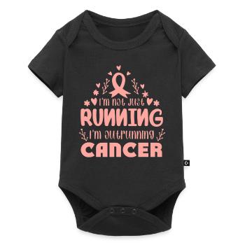 Je suis en train de dépasser le cancer du sein - Body à manches courtes Premium Bébé - noir - Devant