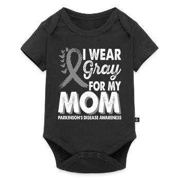 Wear gray for the month of enlightenment about - Baby Premium short-sleeve bodysuit - black - Front