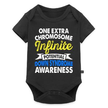 An additional - Baby Premium short-sleeve bodysuit - black - Front